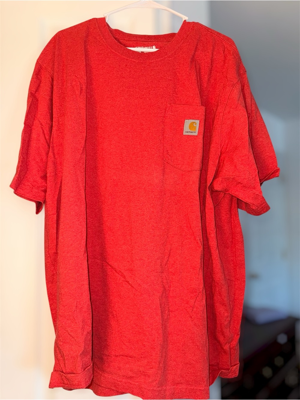 Carhartt Red Short-Sleeve Pocket T-Shirt